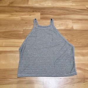Grey Shein tank top, loungewear material
